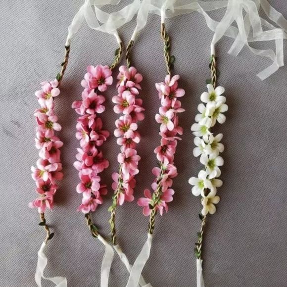 2919  Flower Headbands For Girls Kids Flower Headb - Picture 4 of 4